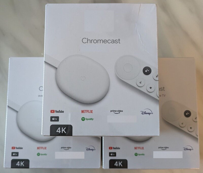 Promo sales google chromecast mit google tv 4k uhd media