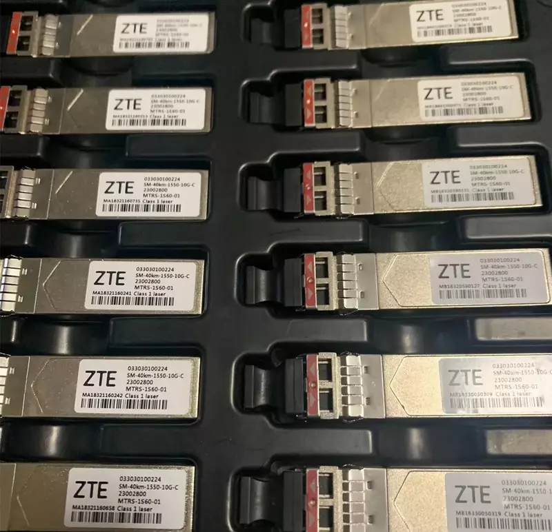ZTE modul serat optik 10G 40KM/033030100224 23002800 SM-40KM-1550-10G-C MTRS-1S60-01/40KM Transceiver serat SFP