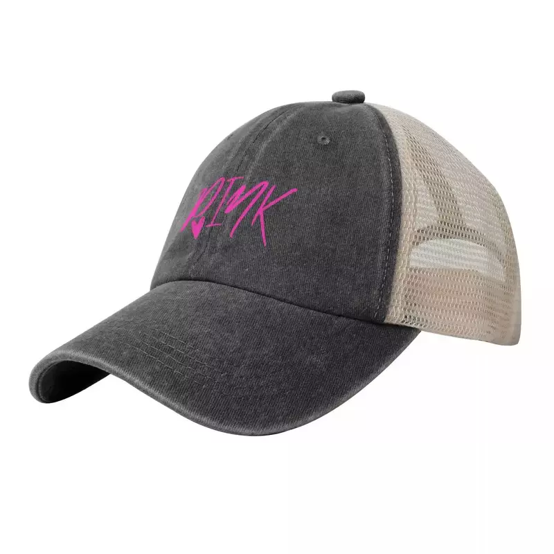 Розовая ковбойская сетчатая бейсболка, брендовая мужская кепка, рыболовная Кепка, мужские кепки, женские кепки