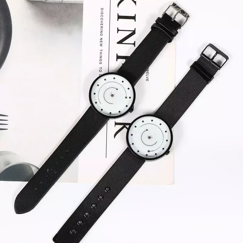 Jam tangan pelajar, arloji gaya Korea trendi gaya sederhana temperamen santai kreatif konsep baru