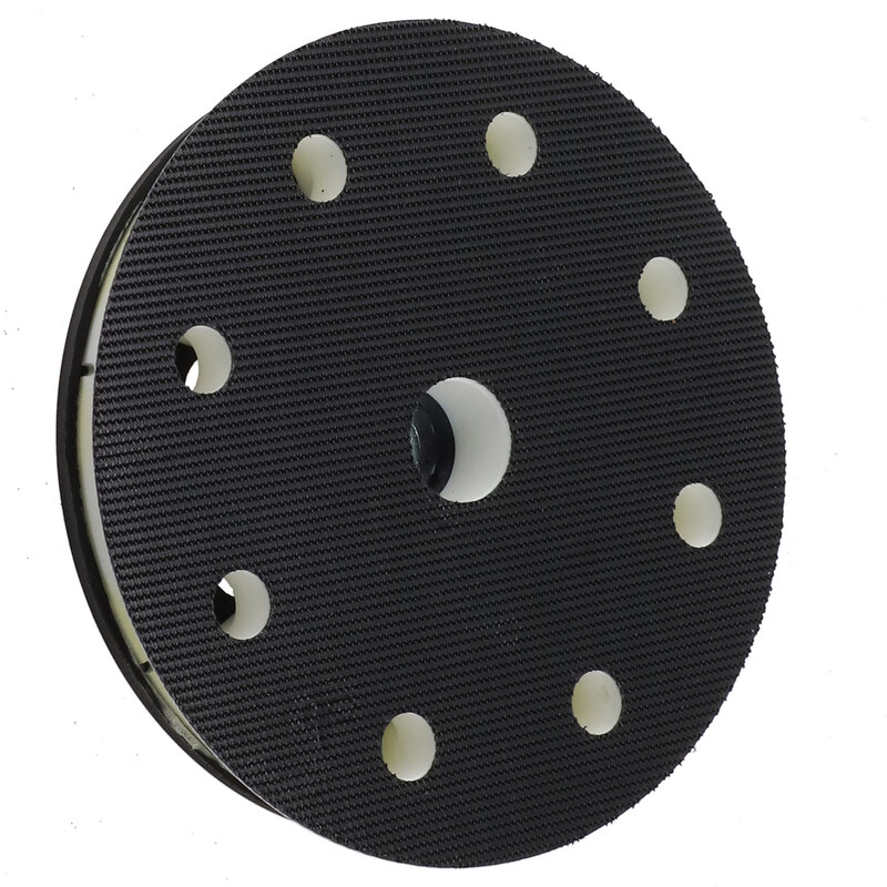 Almohadilla de lijado para ES125 ETS 125, 8 agujeros, placa de respaldo, almohadilla de respaldo de repuesto, disco abrasivo para lijadora