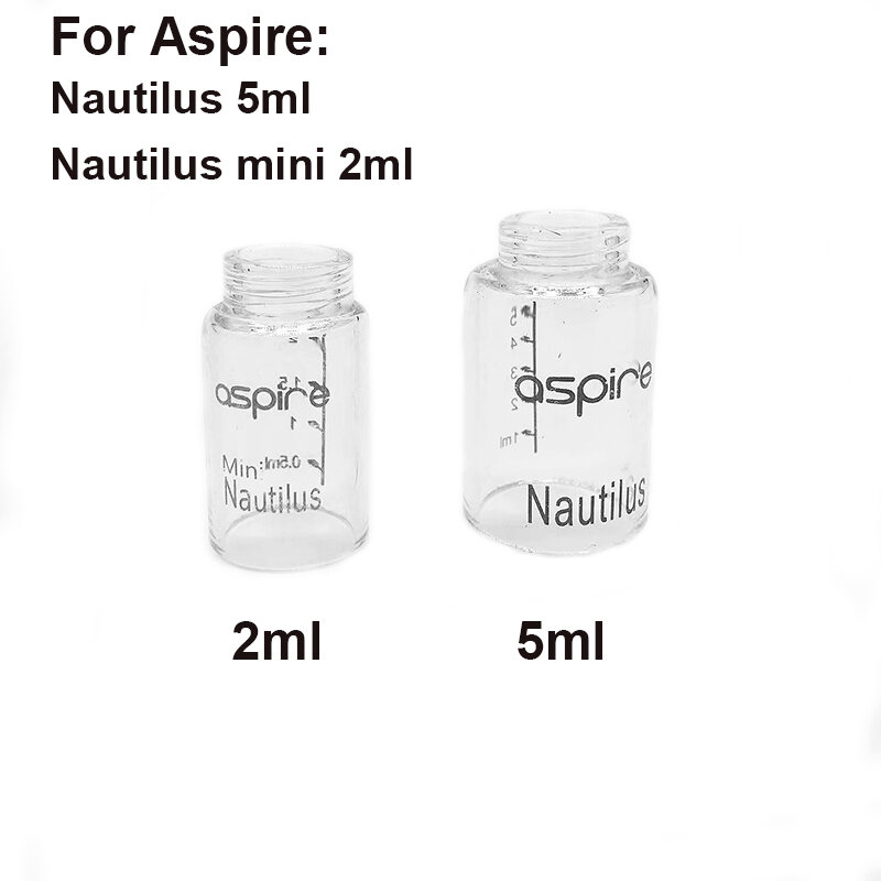 เปลี่ยนกระจกสำหรับ Aspire Nautilus 5Ml Nautilus Mini 2Ml ถังและ Nautilus Mini ซิลิโคน O-แหวนปิดผนึกชุด5PCS
