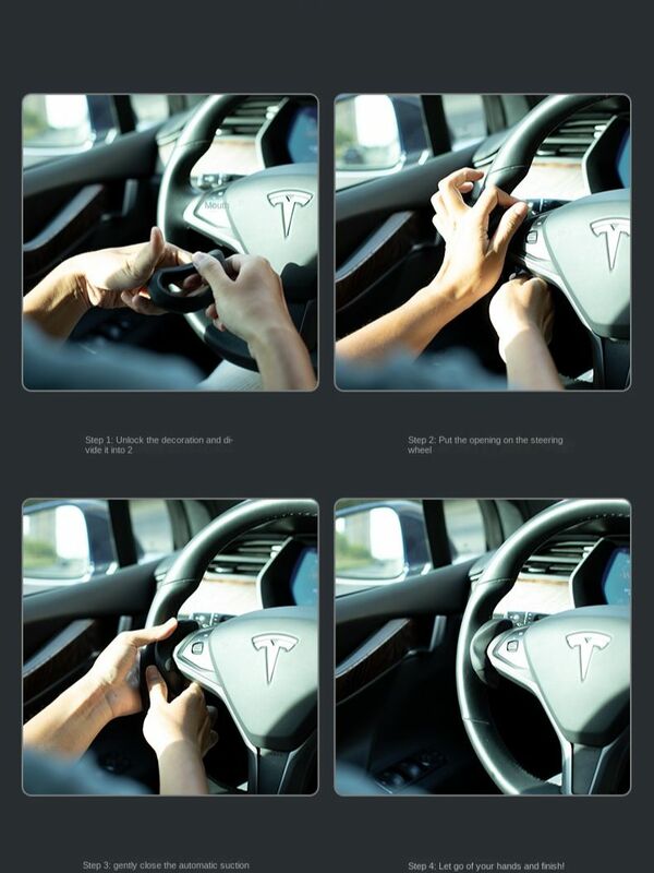 For Tesla Model 3 Model Y Model S Model X Driving Steering Wheel Holder FSD AP Automotive Interior Accessories