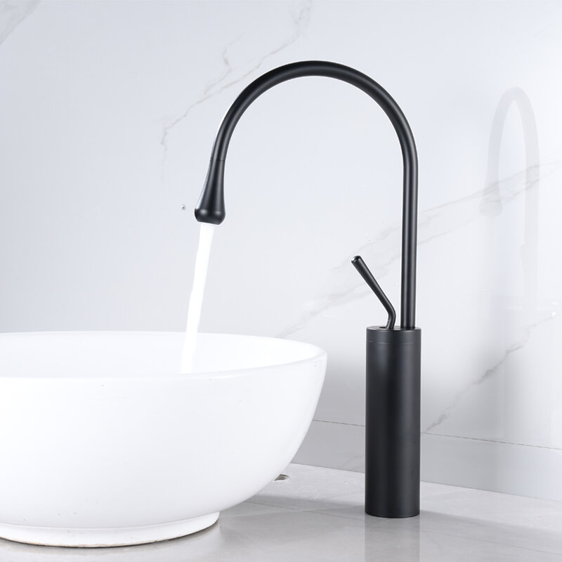 Bakicth – robinets de lavabo à levier unique, bec pivotant à 360 degrés, mitigeur en laiton pour cuisine et salle de bains