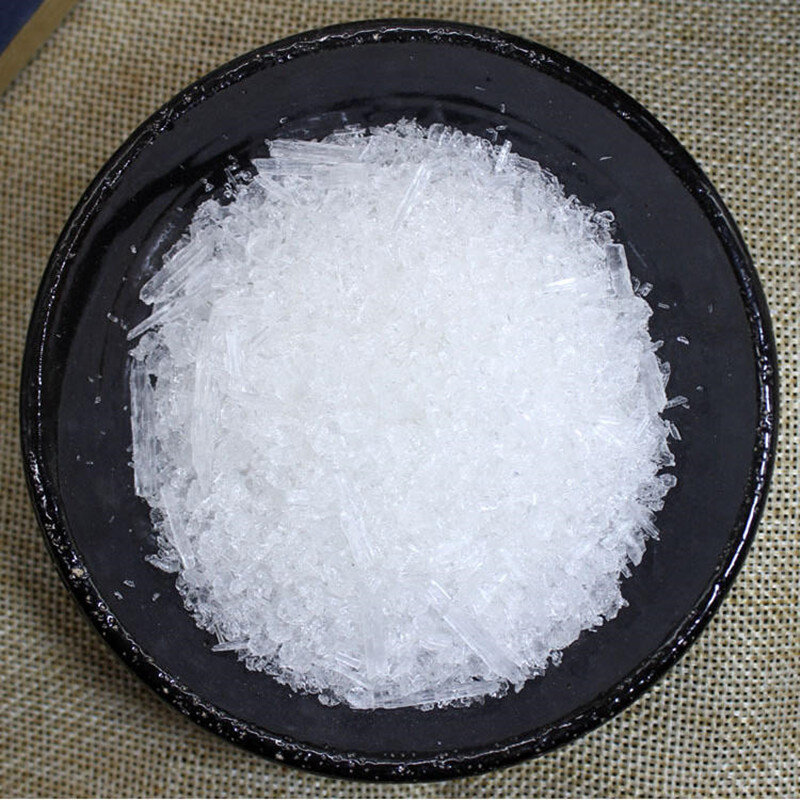 Kristal mentol alami 100กรัม-1กิโลกรัม Kristal arvensis 100% murni