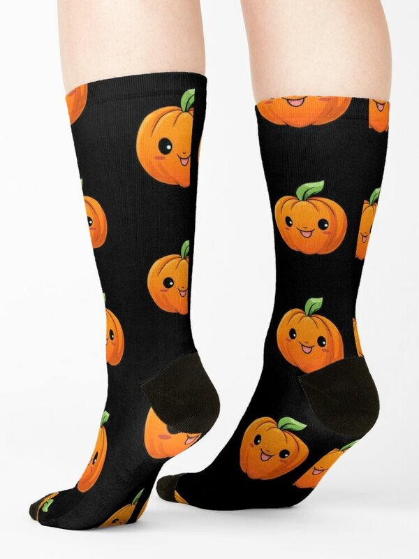 cute pumpkin face Socks funny gifts Children's funny gift Mens Socks Women's