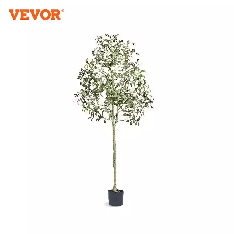 Sztuczne drzewo oliwne o wysokości 4/5/6 stóp sztuczne rośliny bezpieczne polietylen i ochrona przed przechyłem