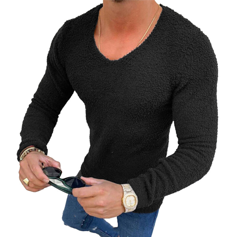 Mans Shirt Tops lässig Pullover Langarm Tops Muskel Fitness Rundhals T-Shirt Bluse täglich heiß neu für Männer