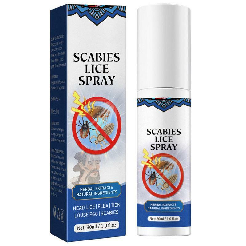 30ml Spray do usuwania wszy dla dzieci, które pozbywają się wszy, Spray na wszy, odstraszający włosy, odpychają wszy codziennie Spray kondycjonujący