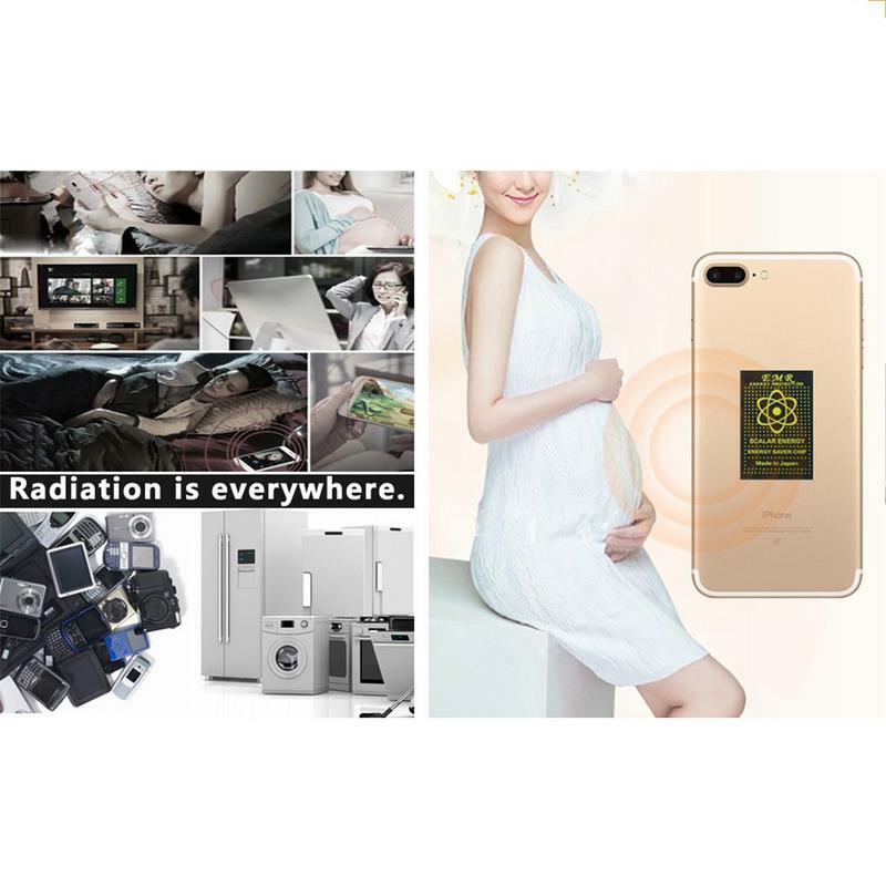 10pcs EMP Scalar Energy Phone Sticker Anti Radiation Chip Shield Keep Health Anti EMR EMF Protection Block Stop 5G Radiation