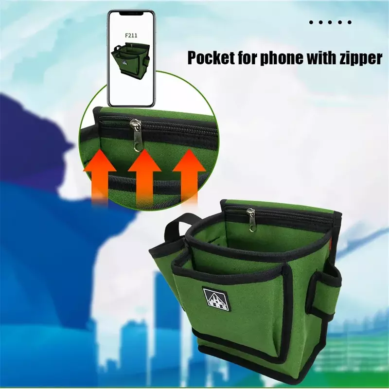 Borsa per attrezzi portatile di alta qualità cintura per trapano elettrico borsa per trapano borsa in tela strumenti per elettricisti borsa per attrezzi borsa per attrezzi Organizer