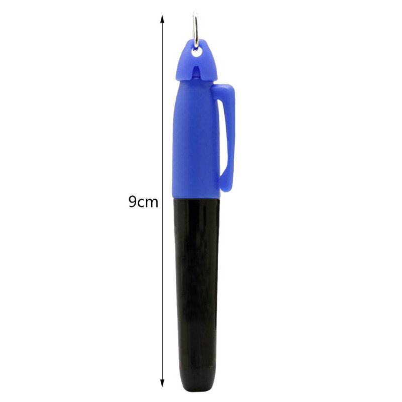 ปากกามาร์กเกอร์สำหรับลูกกอล์ฟ90x12มม. ไม่มีสีหมึกน้ำมันพลาสติกขนาดเล็กระดับมืออาชีพ