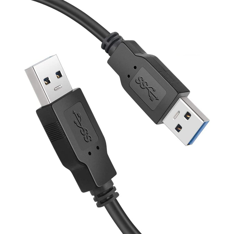 USB 3.0 A Male ke Male kabel 5Gbps Transfer Data Line untuk komputer Hard Drive Enclosure printer modem kamera pendingin Laptop