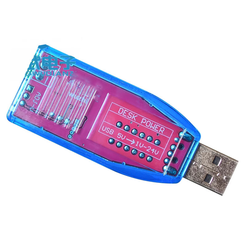 DC-DC USB einstellbares Step-Up/Down-Netzteil-Regler modul 5V bis 3,3 V 9V 12V 24V dp rot