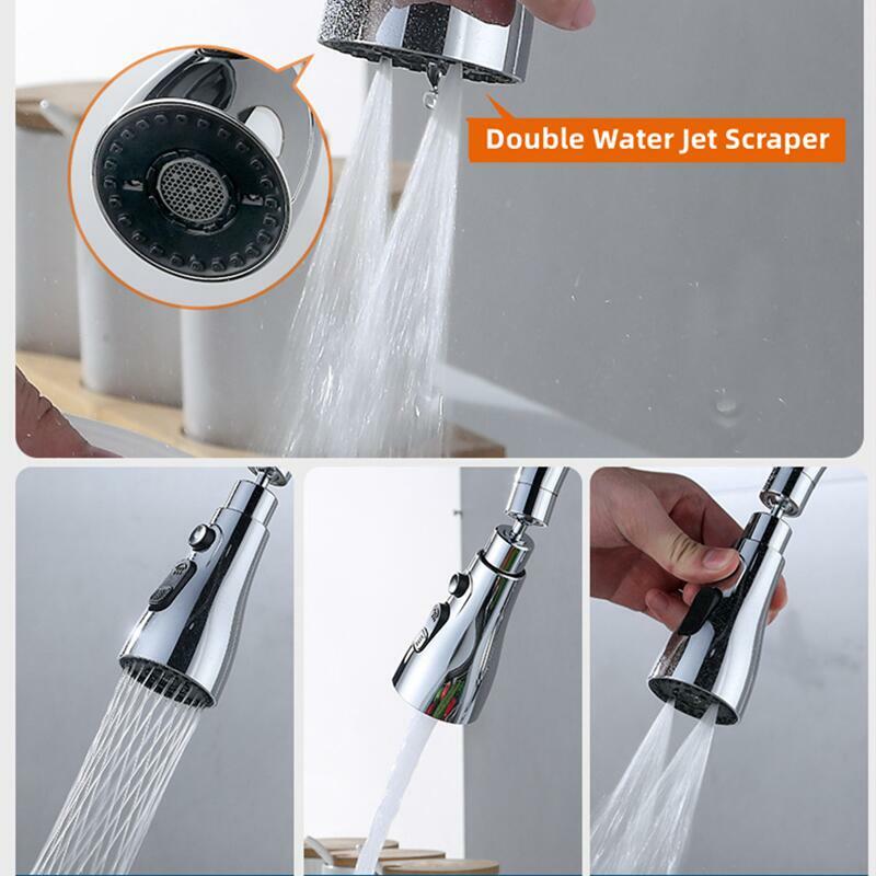Küche Pull Out Wasserhahn Sprayer Düse ABS Dusche Spray Kopf für Bad Becken Waschbecken Jet Schaber 360 ° tap Düse