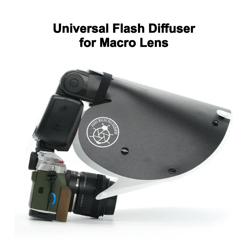 Universal Flash Diffuser Softbox Speedlight Reflector Snoot Camera Accessories for Macro Lens Shooting Camera Flash Light, GUAGE