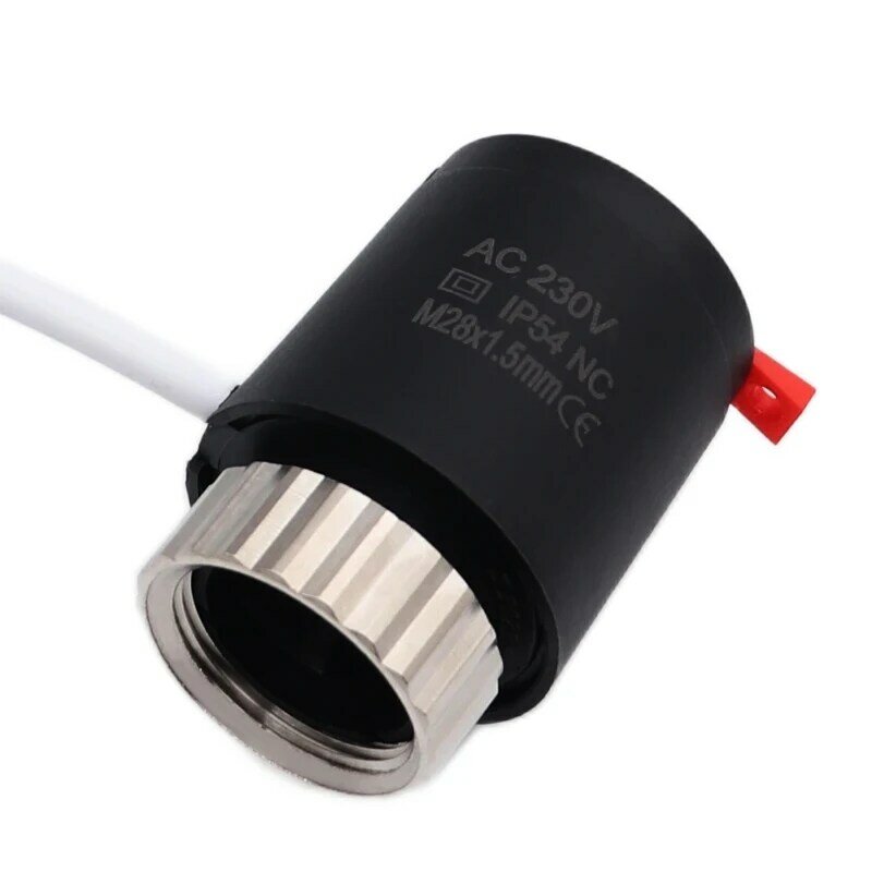 1/5/10 Pieces 230V Normally Closed NC M28*1.5mm Electric Thermal Actuator for Underfloor Heating TRV Thermostatic Radiator Valve