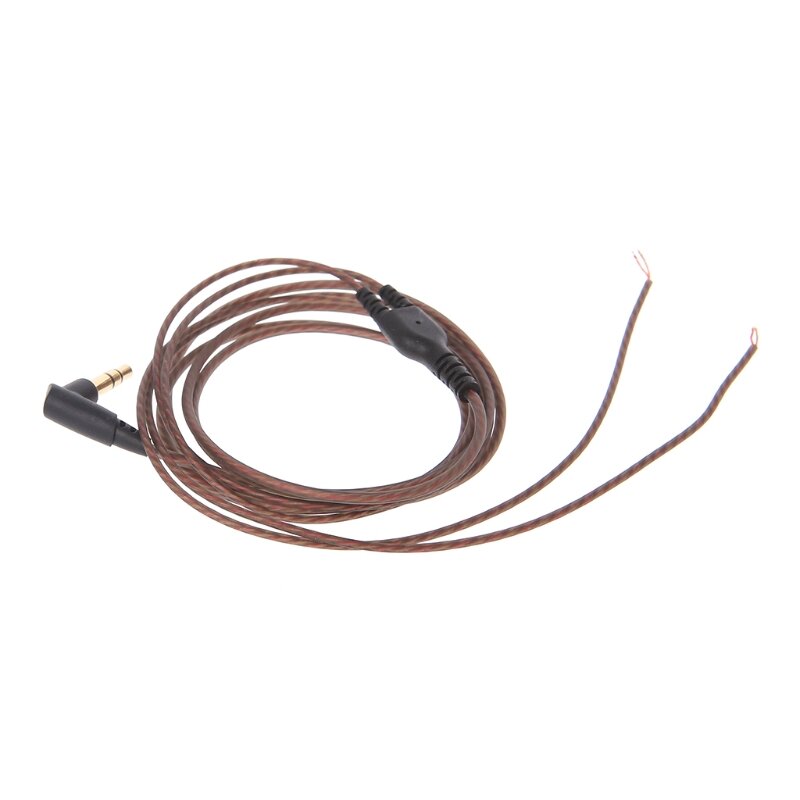 3.5mm OFC Inti 3-Pole Jack Audio Kabel Pengganti Headphone Perbaikan Headset Kawat DIY Headphone Earphone Perawatan Kawat