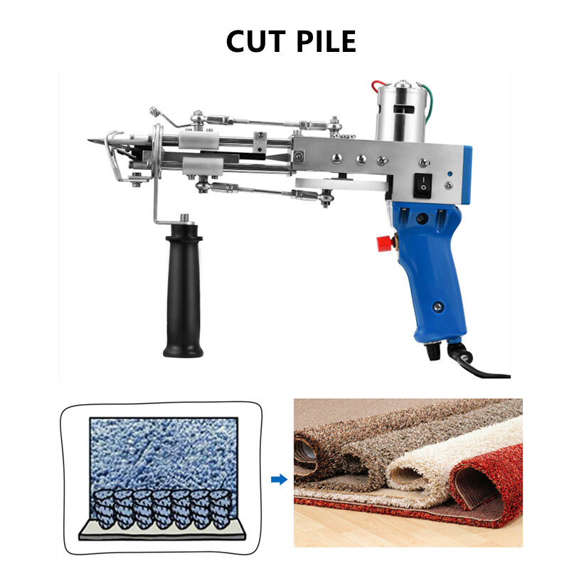 Electric Cut Loop Pile Scissor, Mão Tufting Gun, Rug Machines, TD-01, TD-02