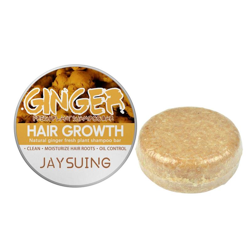3PCS Anti Hair Loss Ginger Shampoo Thick Moisturizing Shampoo Bar Hair Scalp Massage Conditioning Shampoo Bar
