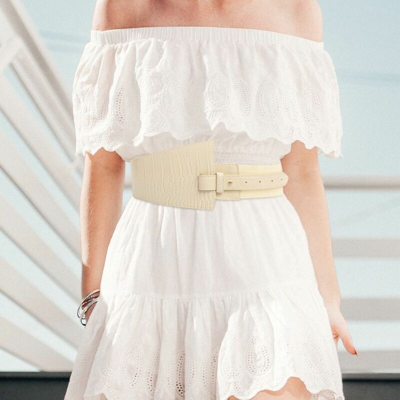 Fashion Belts For Women Leather Pin Buckle Cummerbunds Body Corset Cummerbund Female Wide Soft Waistbands