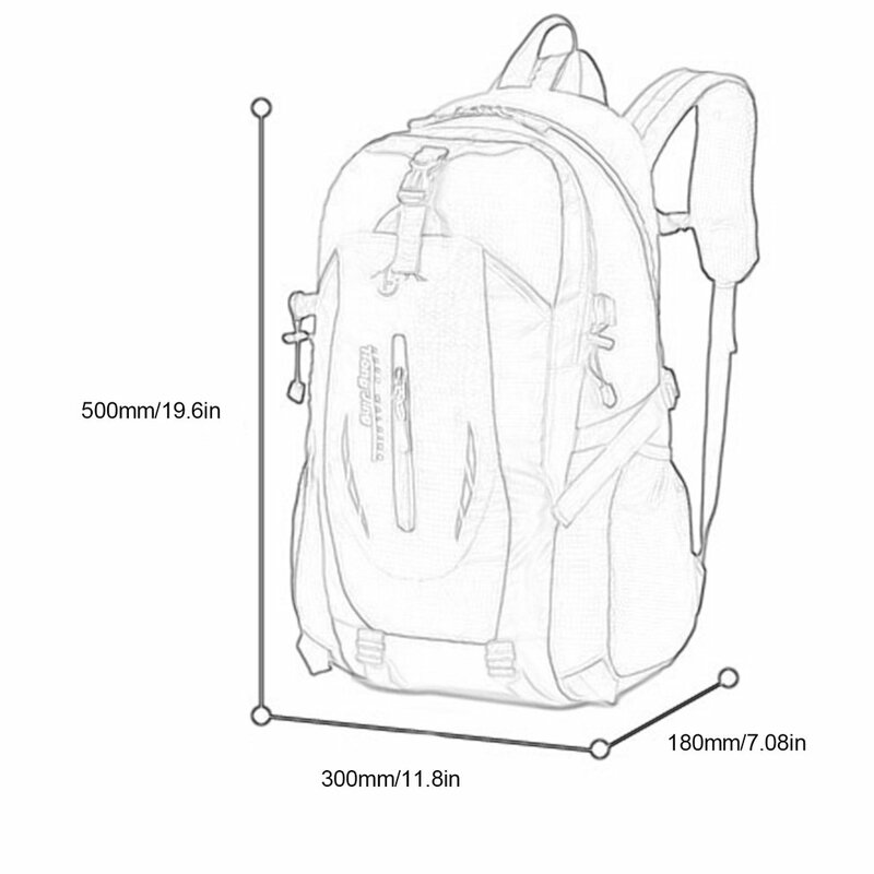 Outdoor Sports Long Distance Trip Cycling Backpack Mountaineering Shoulders Bag Camping Travel Knapsack Climbing Hiking Rucksack