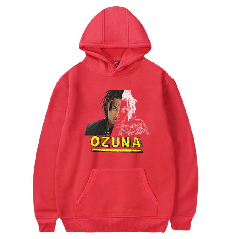 Ozuna Hoodie Merch für Männer/Frauen Unisex Winter Casuals Mode Langarm Sweatshirt Kapuze Streetwear