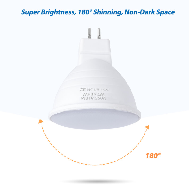 Energy Saving Lâmpada LED para sala de estar, lâmpada de milho, Spotlight, Ampola, GU10, MR16, GU5.3, E14, 220V, E27