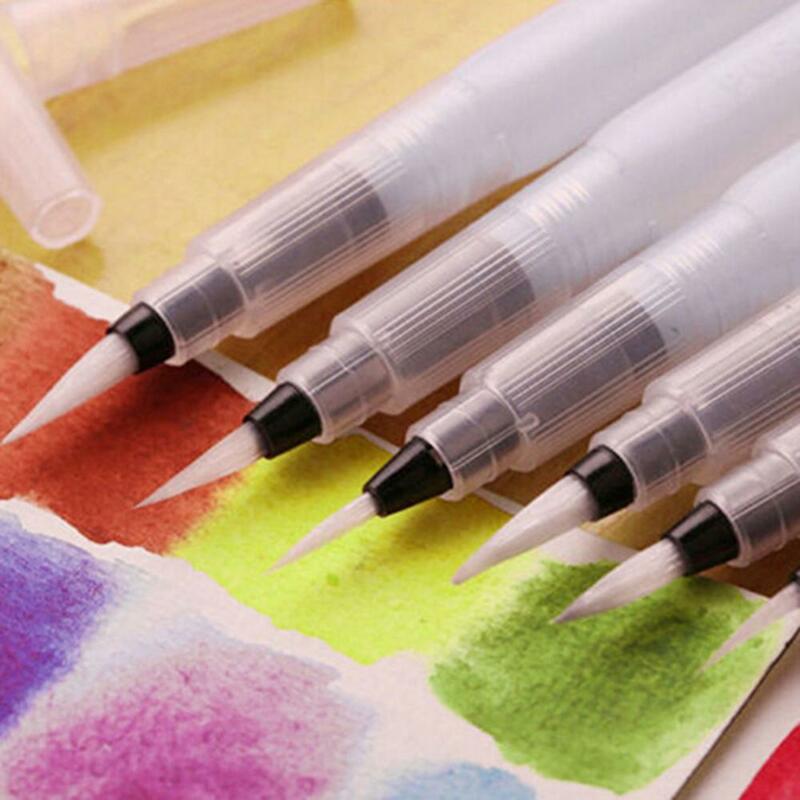 Акварельная краска, водная Абсорбирующая кисть, каллиграфическая ручка для начинающих