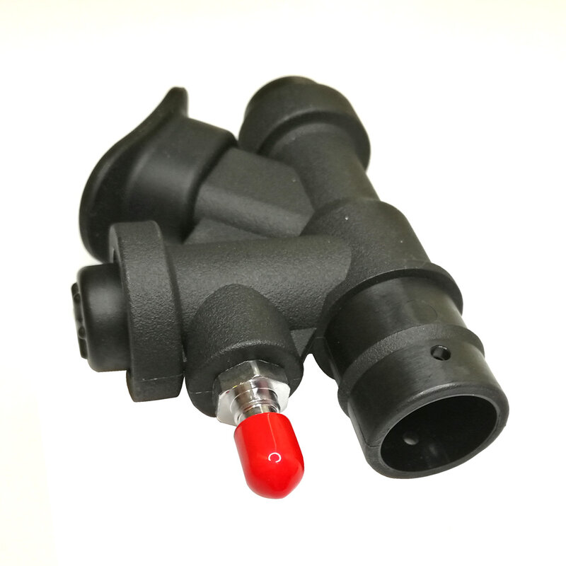 Válvula de inflado BCD para buceo, dispositivo compensador de flotabilidad, potencia Oral de 45 grados