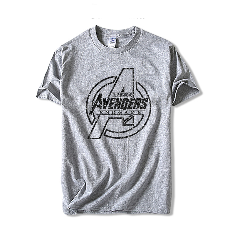 Marvel Endgame Print T-Shirt Avengers T-Shirt Zomer Heren Katoenen T-Shirt Y 2K Heren Top Korte Mouw
