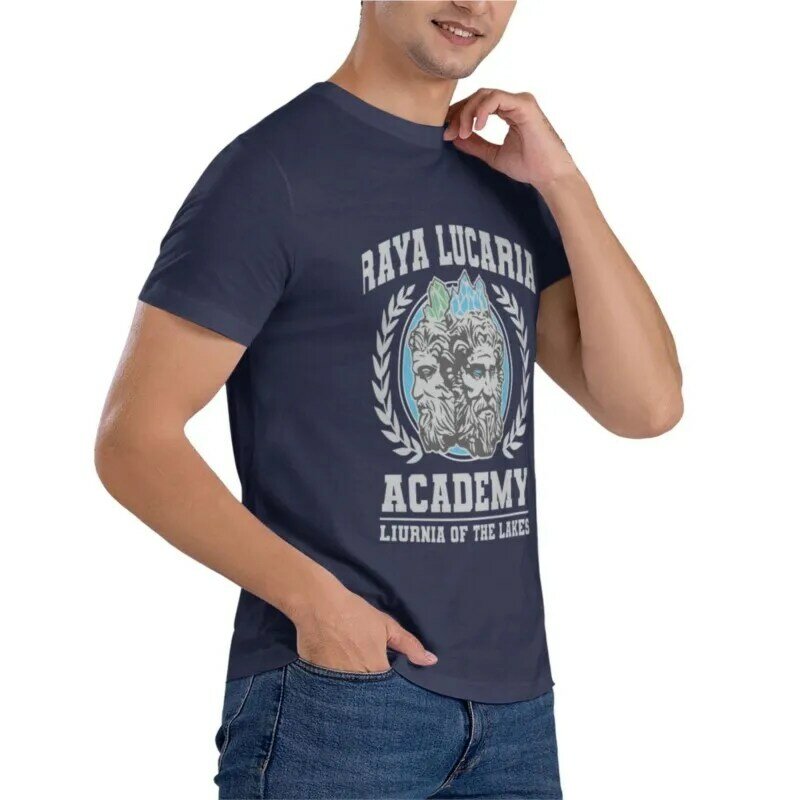 Camiseta de algodón para hombre, camisa clásica de entrenamiento, ideal para la escuela Raya Lucaria Academy, nueva