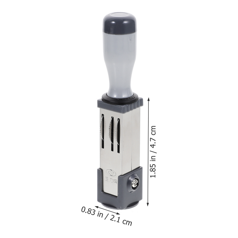 Bahan stempel bisnis (bundar 21mm) Stamper penggunaan sehari-hari Aksesori kantor File kecil genggam