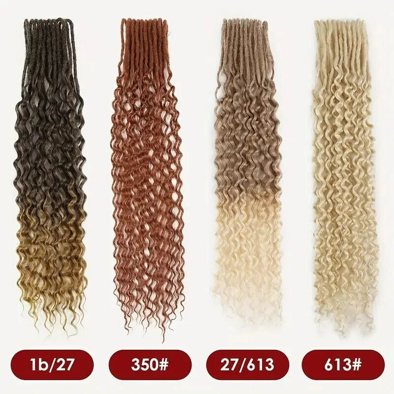 Woven wig Hot double Curly Ended Dreadlock Extensions. Curly ended dreadlock extensions