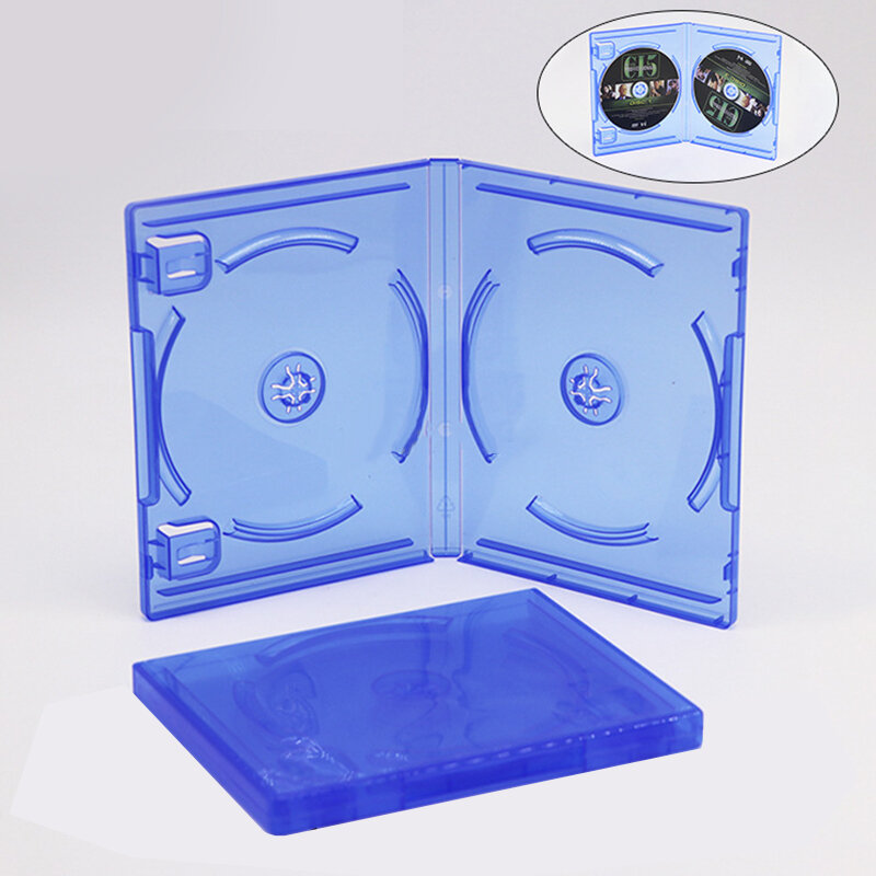 CD Case CD Storage Box 1Pc Blu-ray Replacement Game Cases Protective Box For PS4 PS5 CD DVD Discs Storage Bracket Box