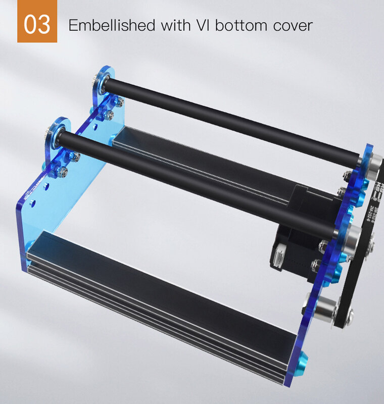 Mesin Printer 3D y-axis Roller putar, mesin ukiran Laser modul pengukir untuk ukiran objek silinder