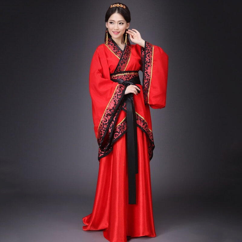 Vestiti antichi cinesi Hanfu Cosplay outfit per uomini e donne adulti costumi di Halloween per coppie