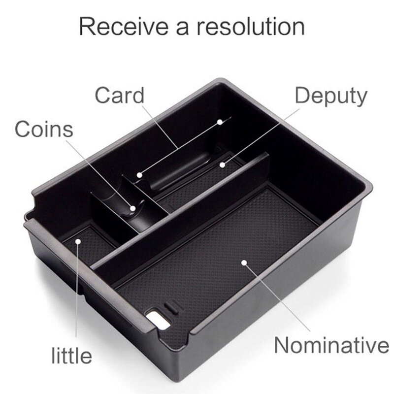 DWCX-caja de almacenamiento para Reposabrazos de coche, bandeja organizadora compatible con Hyundai Tucson Santa Cruz, 2022