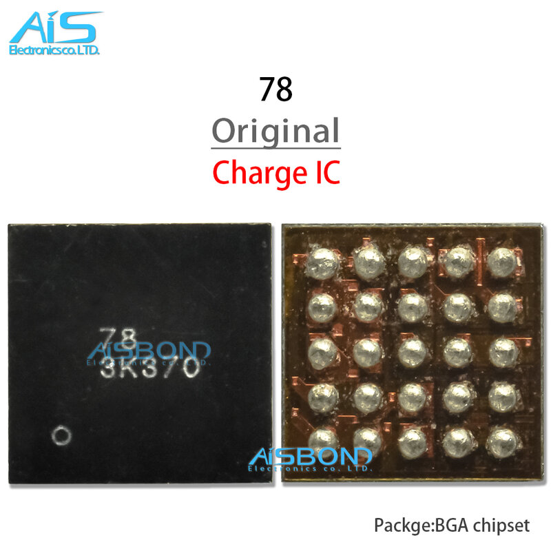 2 sztuk/partia oryginalne oznaczenie górne 78 ładowarka BGA USB układ ładowania BGA-25 25PIN