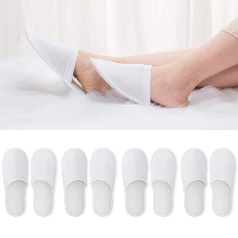Zapatillas desechables antideslizantes para casa de invitados, 20 pares, línea Simple, envío directo