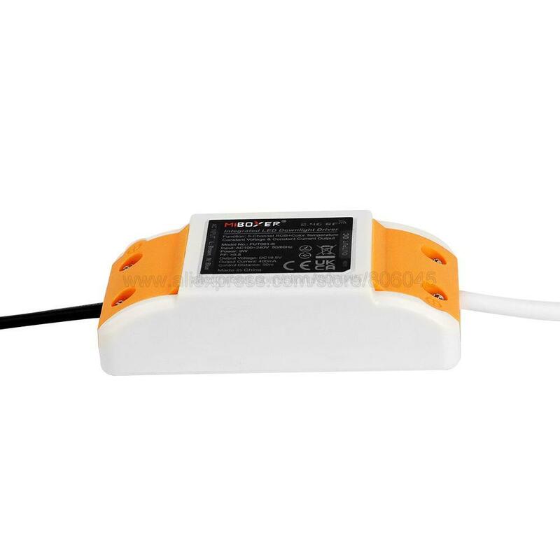 MiBoxer-luz descendente LED RGBCCT, FUT061-B, negra, 700LM, CA 110V, 220V, 2700K-6500K, 2,4G, RF, Control remoto por aplicación WiFi