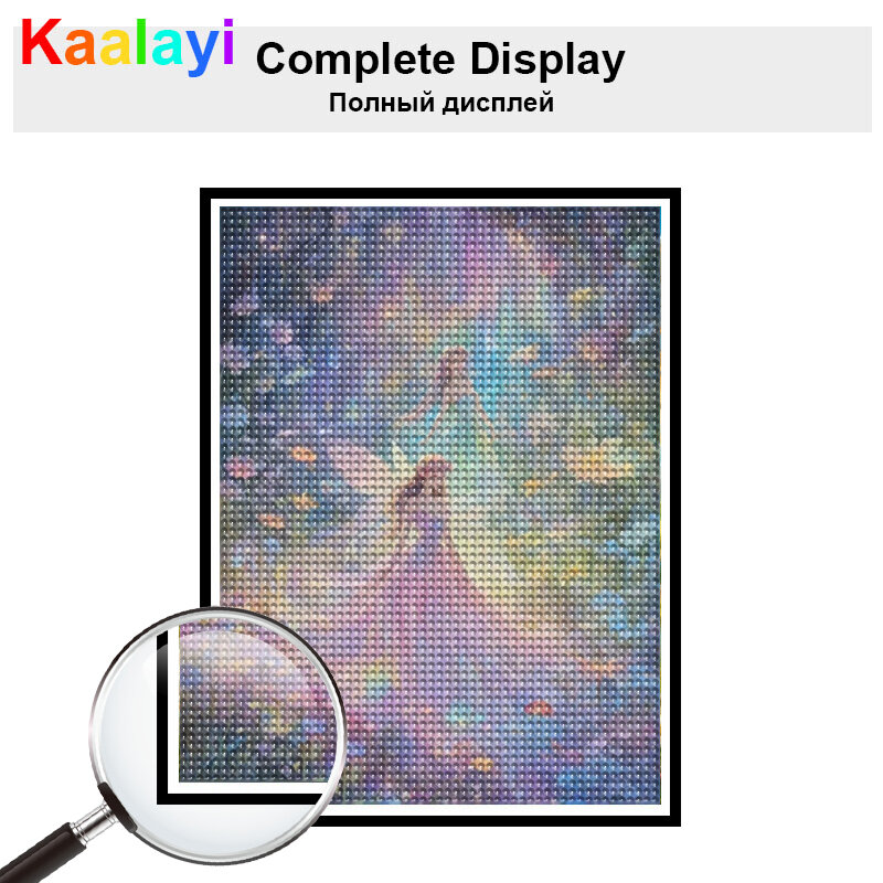 DIY 5D Diamond Painting Jungle Fairy Mosaic Butterfly Girl Flower Landscape Embroidery Kit 2024 New Cross Stitch Decor For Home