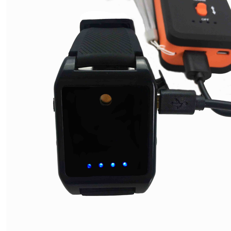 125db Self Defense ABS Silicon Display Time Watch Produtos de Segurança Emergência Alarme Pessoal Pulseira para Crianças e Elder