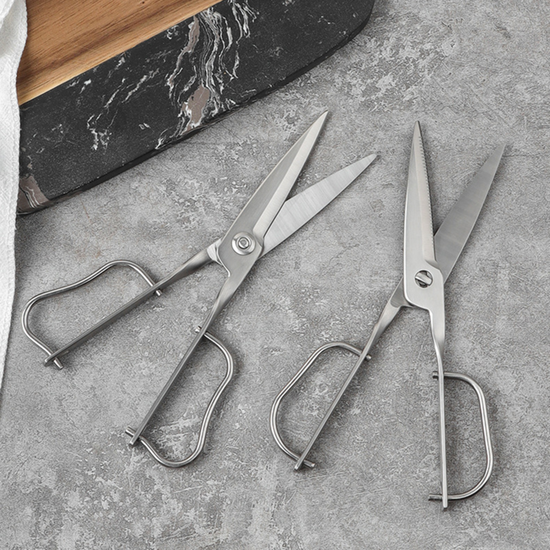 Многофункциональные кухонные ножницы из стали, съемные бытовые ножницы, ножницы для барбекю в Корейском стиле, кухонные принадлежности и инструменты