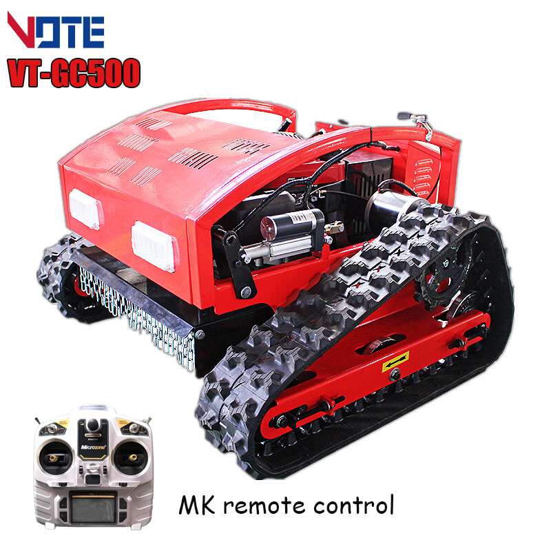 Agricultural Machinery Miniature Crawler Electric Home Robot Ride Sickle Bar Green Remote Control Lawn Remote Mower Customized