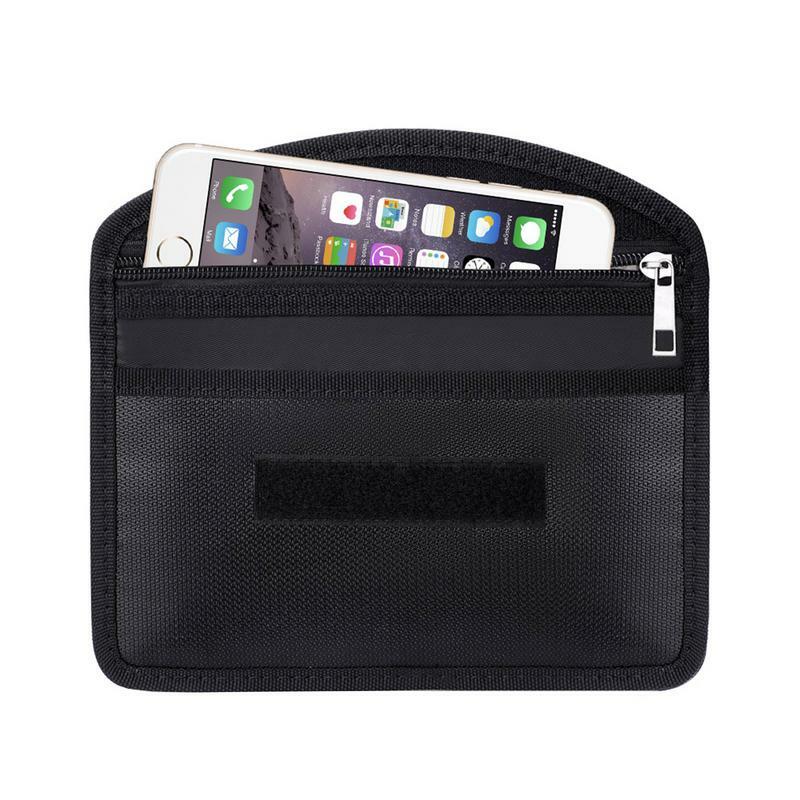 Fireproof Money Safe Document Bag With Sticky Strap Non-Itchy Silicone Coated Water Resistant Cash Bag Important Storage