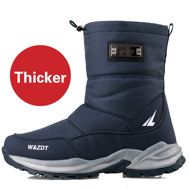 Men's Winter Boots 2023 Outdoor Walking Footwear Non-slip waterproof Snow Boots Men Warm plush Winter Shoes Man for -40 degrees