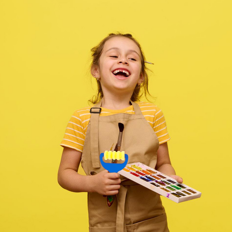 Pennello per pittura Nuobesty rulli per vernice in schiuma pennelli per vernice a rullo per bambini pennello strumenti per disegno in schiuma pennelli per bambini