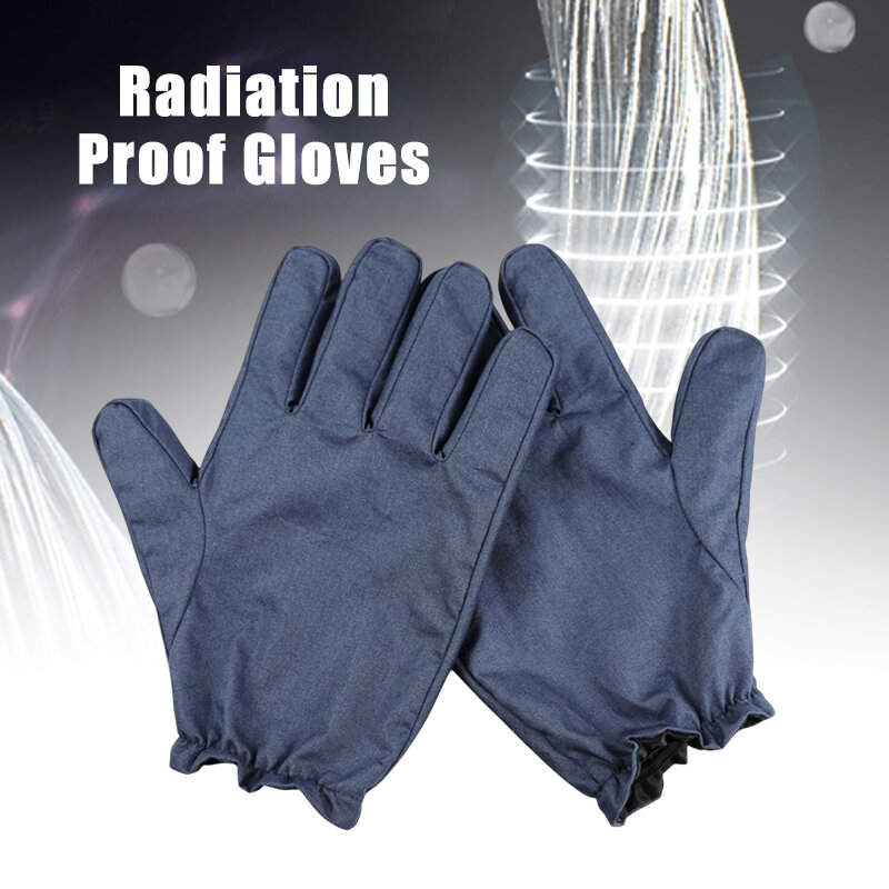 Anti Radiation Gloves Computer Room Microwave Electromagnetic Radiation Protective Gloves Silver Fiber Working Gloves General