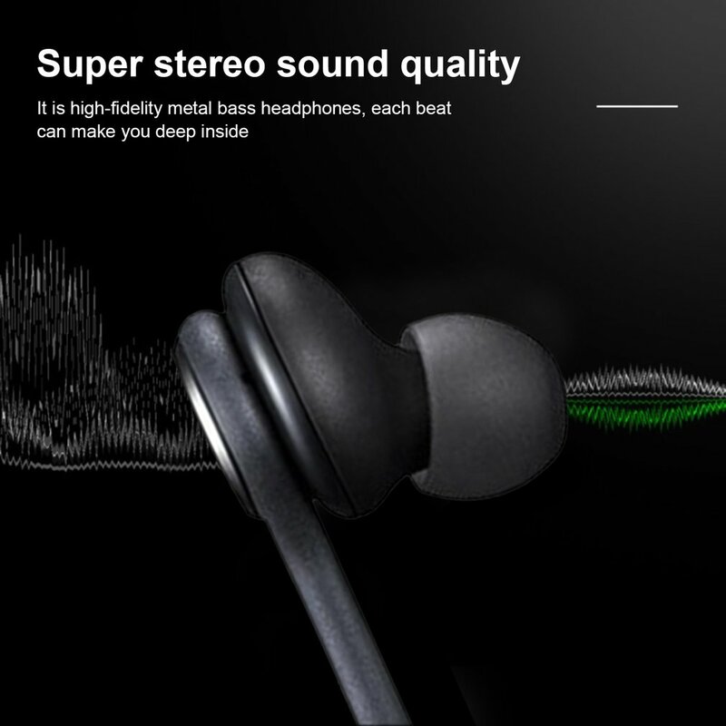 Stereo Sport In-Ear Oortelefoon Met Microfoon 3.5Mm Control Box Bedrade Headset Voor Samsung Galaxy S8 S8plus Super Stereo Geluidskwaliteit